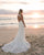 2018 Summer Beach Wedding Dresses Mermaid Open Back Simple Lace Wedding Gowns New Style
