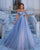 Elegant Tulle Prom Dresses Off The Shoulder Ruffles Long Formal Dress AW2203301