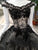 New Arrival 2018 Black Lace Evening Dresses with Cap Sleeves
