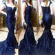 Sparkly Prom Dresses Sequined Mermaid Long Evening Gowns