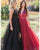 Sexy Plunge V-Neck Prom Dresses Satin Organza Ruffles Long Party Gowns 2020
