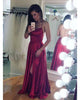 Sexy Spaghetti Straps Dark Red Prom Dresses 2018 Split Side Long Party Gowns Evening