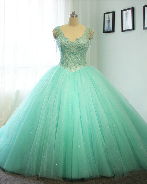 Delicate Princess Quinceanera Dresses Mint Tulle Ruffles Lace Ball Gowns Sweet 16 Dress Delicate Princess Quinceanera Dresses Mint Tulle Ruffles Lace Ball Gowns Sweet 16 Dress