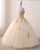 Popular Ivory Tulle Quinceanera Dresses with Gold Lace Strapless Ball Gown Sweet 16 Dresses