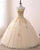 Popular Ivory Tulle Quinceanera Dresses with Gold Lace Strapless Ball Gown Sweet 16 Dresses