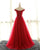 Simple 2018 Tulle Off The Shoulder Prom Dresses with Cap Sleeve A line Long Prom Gowns Lace-up