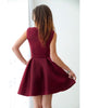 Elegant Simple Burgundy Homecoming Dresses 2018 Fashion Style Short Prom Party Gowns Cocktail Dress