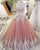 Unique Quinceanera Dresses Blush Pink Tulle White Lace Sweetheart Puffy Tulle Ball Gowns Sweet 16 Dress