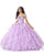 Light Purple Puffy Ruffles Skirt Sweet 16 Ball Gown Dresses Shiny Beading Quinceanera Dresses vestido 15 anos