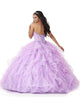 Light Purple Puffy Ruffles Skirt Sweet 16 Ball Gown Dresses Shiny Beading Quinceanera Dresses vestido 15 anos