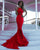 Sexy Mermaid Prom Dresses Halter Spandex Fabric Delicate Prom Party Gowns 2018 Evening Dress