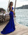 Sexy Mermaid Prom Dresses Halter Spandex Fabric Delicate Prom Party Gowns 2018 Evening Dress
