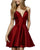sherrihill-52379-burgundy-Dress homecoming-dresses short-prom-dress v-neck-cocktail-dress satin-graduation-dress mini-length-prom-gowns