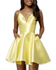 sherrihill-52379-yellow-Dress homecoming-dresses short-prom-dress v-neck-cocktail-dress satin-graduation-dress mini-length-prom-gowns