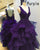 prom-dresses-2018 new-prom-dress fashion-2018-prom-dresses 2018-prom-dresses-purple prom-dresses-ruffles prom-dresses-v-neck prom-dresses-lace long-prom-dresses organza-prom-dresses-long vestido