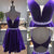 purple-homecoming-dresses-sexy homecoming-dress-velvet v-neck-prom-dress