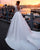 Long Sleeve Satin Wedding Dresses Backless 2019 Ball Gown Bridal Dress Cathedral Train