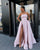 Sexy Strapless Satin Prom Dresses with Pockets 2019 New Long Prom Party Gowns Split Side