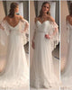 wedding-dresses-tulle wedding-dresses-2019 wedding-dress-summer wedding-gowns-new wedding-dress-cap-sleeves bridal-dress-boho wedding-gowns-lace
