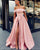 prom-dresses-satin prom-dresses-2019 prom-dress-off-the-shoulder prom-dress-split prom-dress-pink prom-gowns-light-blue
