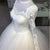 Elegant Full Sleeve Lace Wedding Dresses with Appliques 2019 Puffy Tulle Bridal Dress Ball Gown