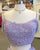 Off The Shoulder Lilac Tulle Lace Prom Dresses Appliques Beaded Long Prom Gowns 2019