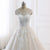 Sexy See Through Tulle Wedding Dress Beaded Appliques Lace Ball Gown Bridal Dress 2019