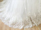 Elegant 2019 Lace Wedding Dress Half Sleeve Unique Lace Appliques Ball Gown Bridal Dress