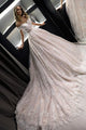 2019 Off The Shoulder Wedding Dresses Lace Appliques Fashion A-line Tulle Bridal Gowns
