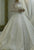 Sparkly 2019 Wedding Dresses with Sheer Sleeves Modest O-Neck Bridal Ball Gowns Fashion