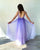 2019 Light Purple Tulle Prom Dresses with V-Neck Beaded Bodice Long Prom Gowns