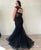 Elegant 2019 Plus Size Mermaid Prom Dresses Beaded Sexy Tulle Evening Party Gowns