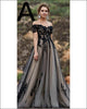Delicate Lace Prom Dresses with Cap Sleeve Appliques Long Prom Gowns for Party