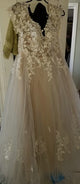 2019 Elegant Lace Wedding Dresses Cap Sleeves Appliques Sexy Tulle A-line Bridal Gowns
