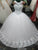 2019 Sheer O-Neck Wedding Dresses with Pearls Beaded Tulle Lace Ball Gown Bridal Dress