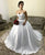 Sexy Strapless Bridal Gowns Sweetheart Elegant Ball Gown Wedding Dress with Belt Beaded