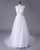 Real Photos 2019 Lace Tulle Wedding Dresses for Beach Tulle Ruffles Chapel Train