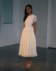 Sexy 2019 Short Beach Wedding Dresses Lace Short Sleeve Open Back A-line Bridal Gowns Tea Length