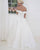 Off The Shoulder Vintage Satin Wedding Dress 2019 High-Low Ball Gown Dress for Brides Tea Length