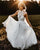 Sexy Bohemian Wedding Dress Halter Neckline Lace Appliques A-line Beach Chiffon Bridal Gown