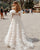 Sexy Tulle Layer Skirts Wedding Dresses Ruffles Off The Shoulder Sheer Bodice Modest Bridal Gowns