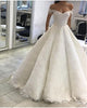 Elegant Wedding Dresses Ball Gown Cap Sleeves Lace Appliques Luxury Bridal Gown Pleats 2020
