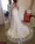 Sexy Long Sleeve Lace Wedding Dresses V-Neck Backless Bridal Wedding Gown New Fashion 2020