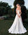 Fashion Simple Satin Wedding Dresses Off The Shoulder A-line Beach Wedding Gown 2020