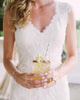 Elegant Mermaid Wedding Dress Lace Bodice V-Neck Open Back Cap Sleeve Beach Wedding Gown