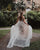 Delicate Backless Lace Beach Wedding Dresses V-Neck Sheer Tulle Bohemian Bridal Wedding Gown
