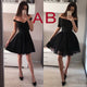 Popular Black Homecoming Dresses Sexy Short Party Dress