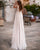 Elegant Tulle Wedding Dresses Beaded Sequins Sexy V-Neck Bridal Gowns with Ruffles