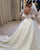 Sparkly 2020 Sheer Full Sleeve Wedding Dresses Sequins V-Neck Tulle Ball Gown for Brides