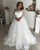 2020 Plus Size Lace Wedding Dresses Full Sleeve Off The Shoulder Tulle Bridal Gowns Appliques 2020-2021